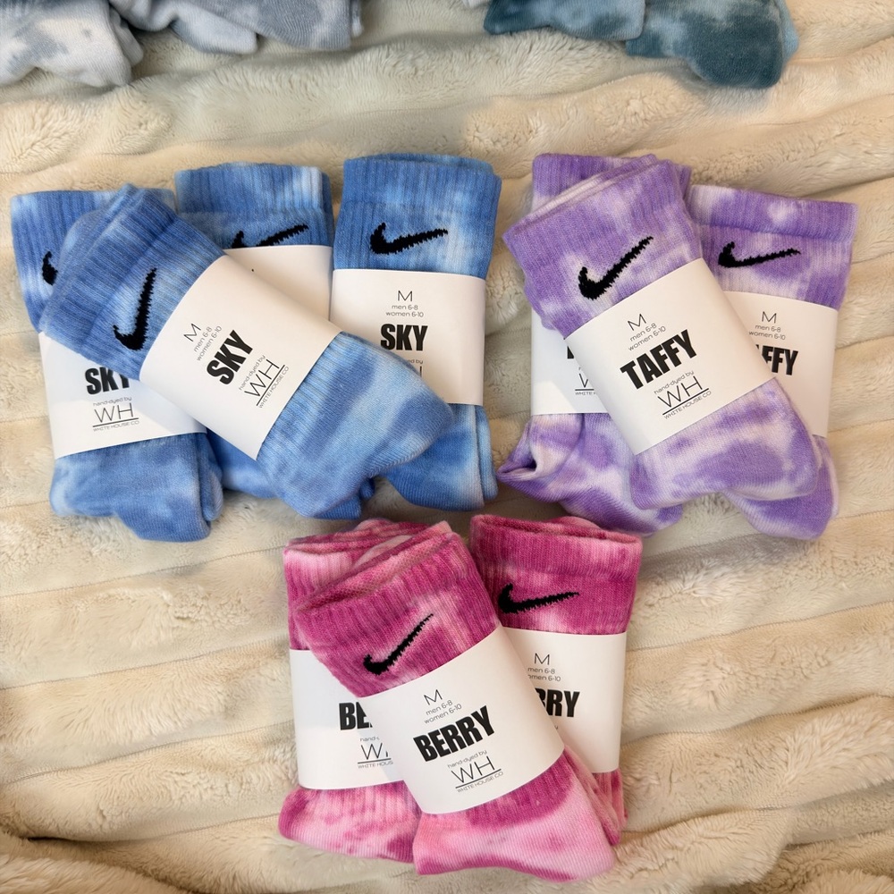 Nike Blue (Sky) Tie-Dye Socks